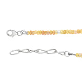 White Opal Strand Necklace