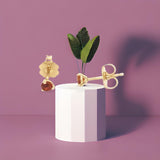 Citrine Stud Earrings