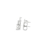 Oval Cluster Lab Diamond Earrings