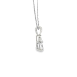 Oval Cluster Lab Diamond Pendant