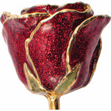 Lacquered Rose in Precious Metal