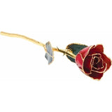 Lacquered Rose in Precious Metal