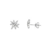 Diamond Snowflake Earrings