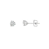 0.75cttw Lab Diamond Stud Earrings with Locking Backs