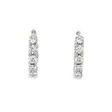 Custom Lab Diamond Inside-Out Hoops