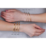 Hinged Solid Silver Bangle