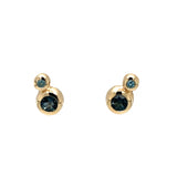 London Blue and Swiss Blue Topaz Earrings