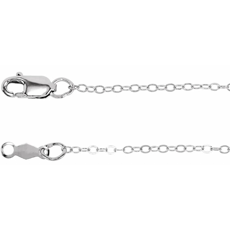 16" Silver Cable Chain