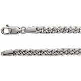24” Cuban Silver Chain