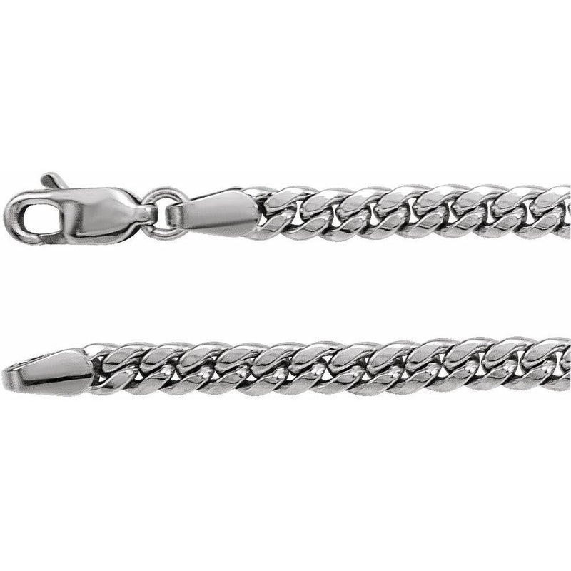 24” Cuban Silver Chain