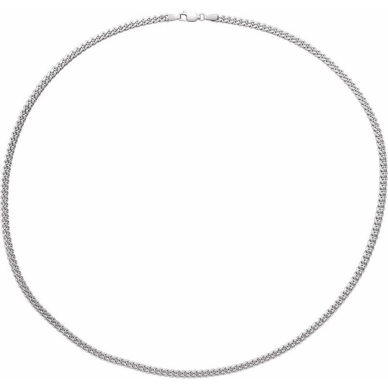 24” Cuban Silver Chain