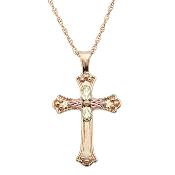 Black Hills Gold Cross Pendant