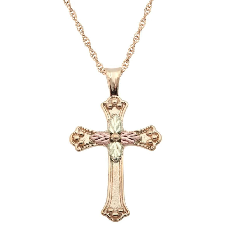 Black Hills Gold Cross Pendant