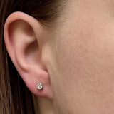 Illusion Bezel Diamond Studs