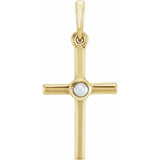 Pearl Cross Pendant