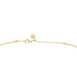 Golden South Sea and Akoya Pearl Station Necklace