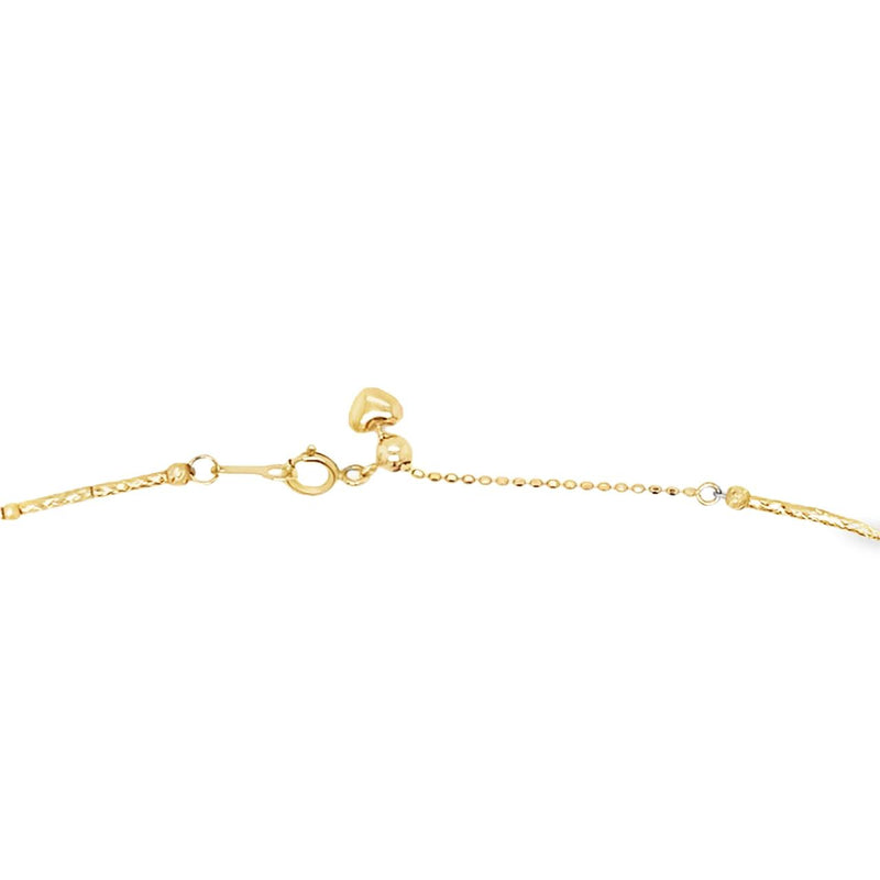 Golden South Sea and Akoya Pearl Station Necklace