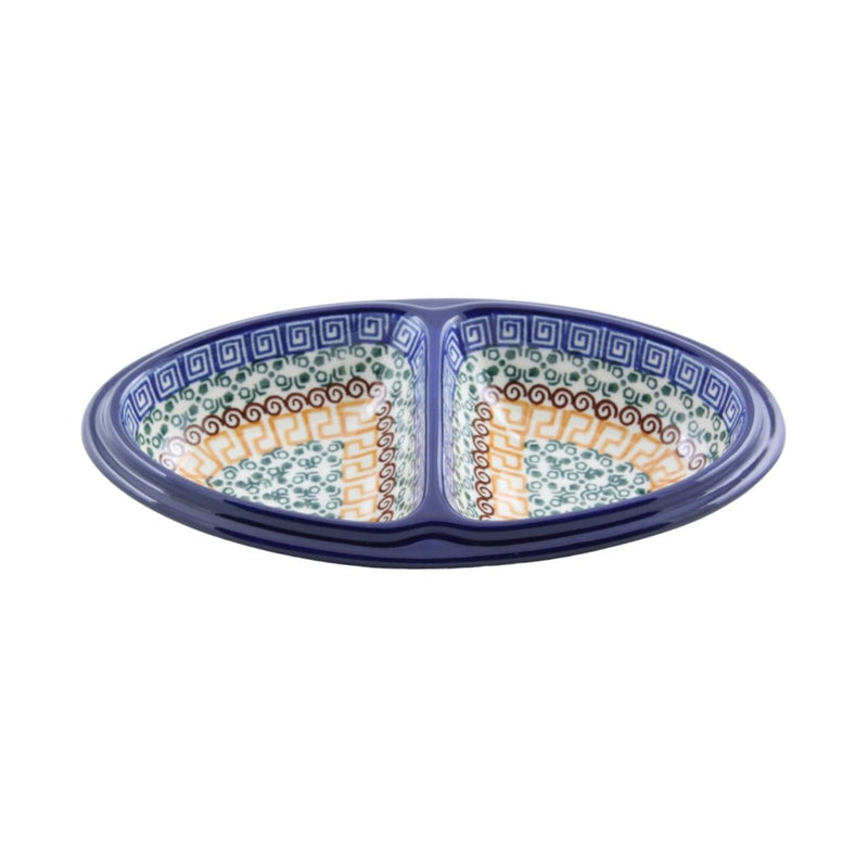 Handmade Ceramic Divided Dish