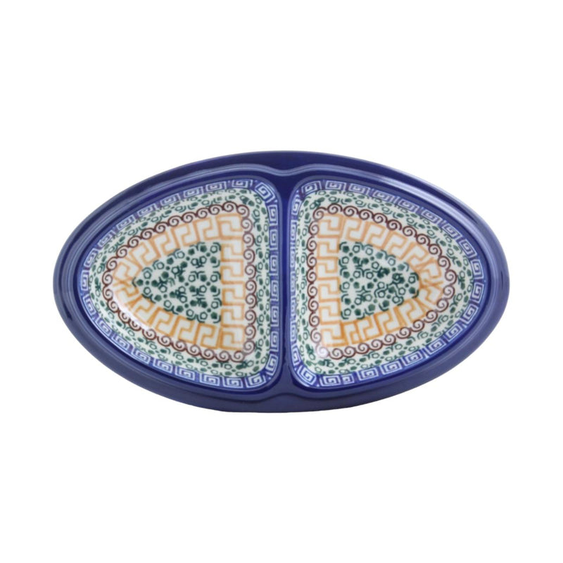 Handmade Ceramic Divided Dish