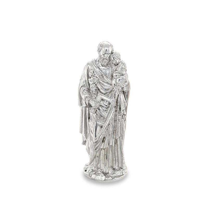 Solid Silver St. Joseph Statuette