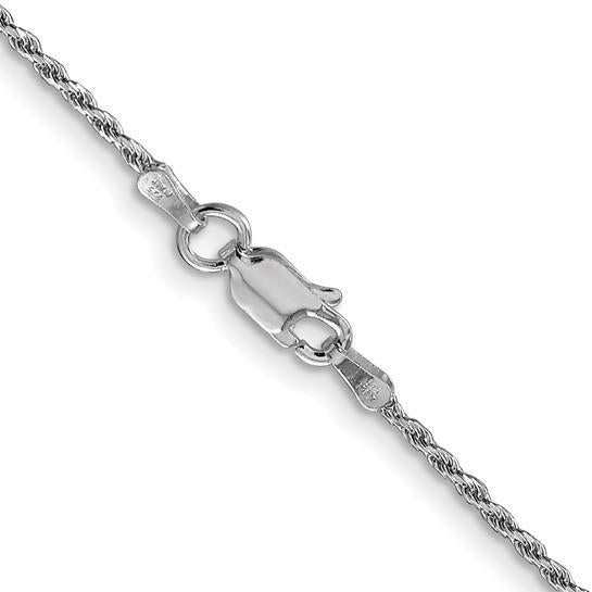 24" 1.5mm Rope Chain in Silver