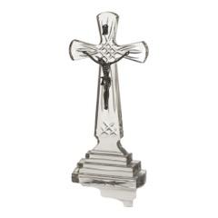Lead Crystal Crucifix