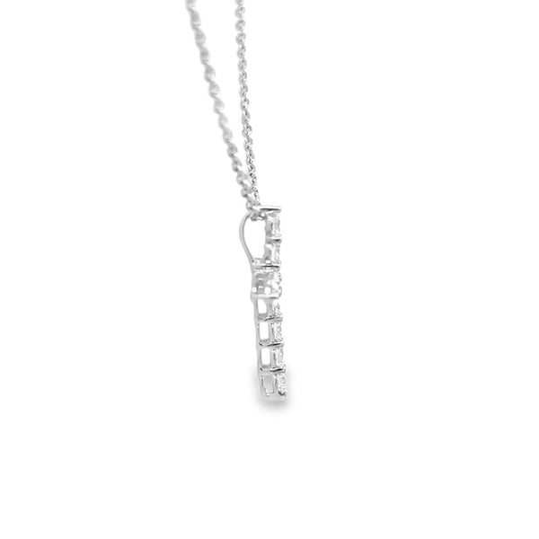 Lab Diamond Cross Pendant