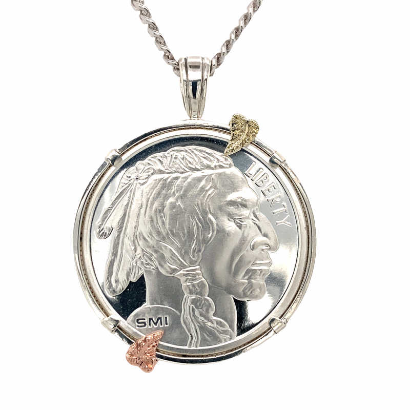 South Dakota Coin Pendant