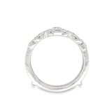 Diamond Ring Guard White Gold
