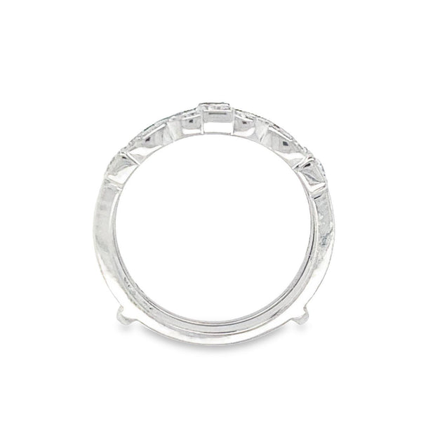 Diamond Ring Guard White Gold