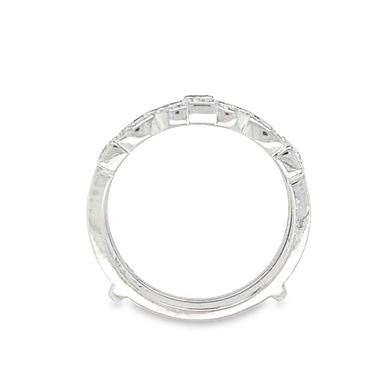 Diamond Ring Guard White Gold