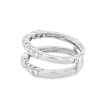 Diamond Ring Guard White Gold
