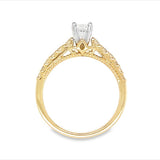 Cathedral Semi-Mount Engagement Ring