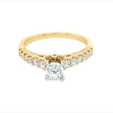 Cathedral Semi-Mount Engagement Ring