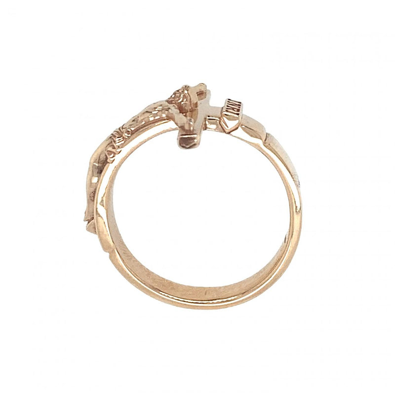 Gold Crucifix Ring