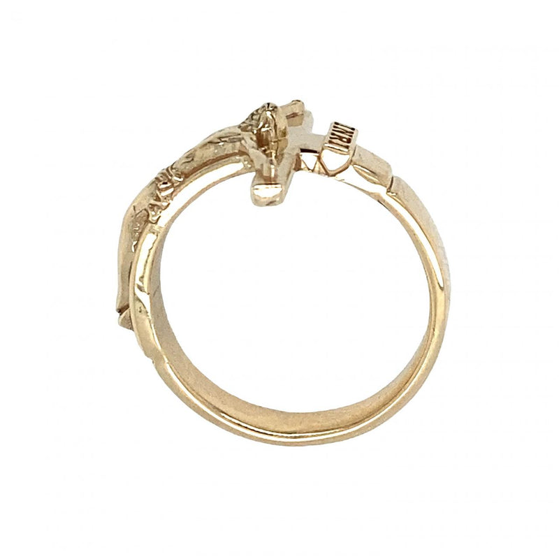 Gold Crucifix Ring
