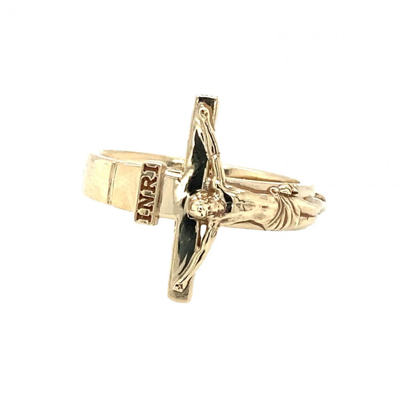 Gold Crucifix Ring