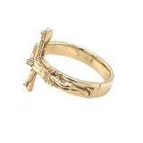 Gold Crucifix Ring