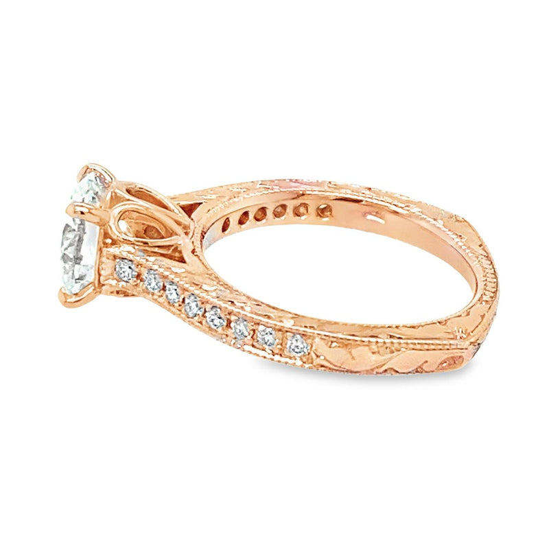 1-1/2ct D-color Diamond Engagement Ring