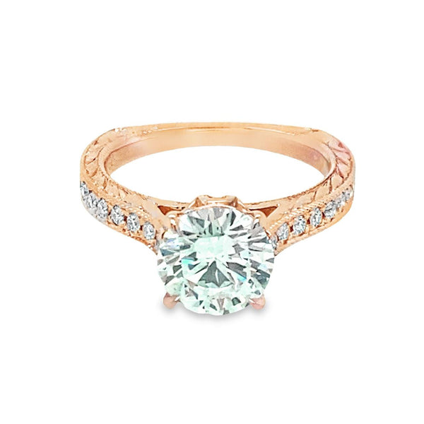 1-1/2ct D-color Diamond Engagement Ring