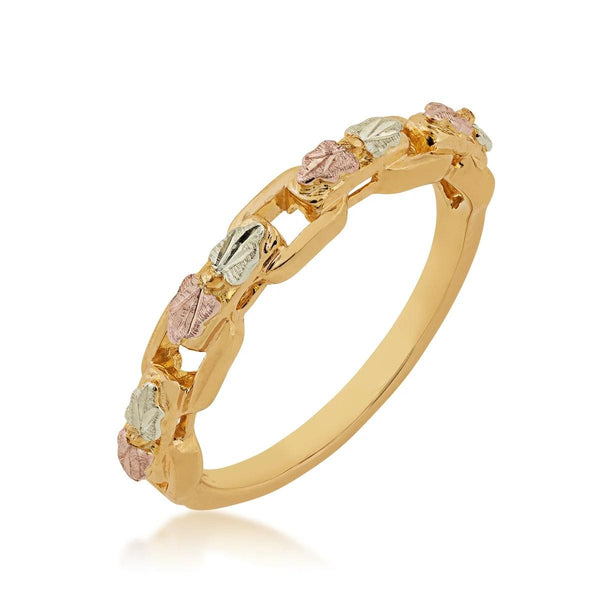 Black Hills Gold Chain Ring