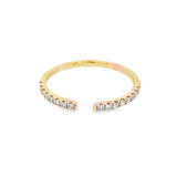 7/8 Diamond Wedding Band