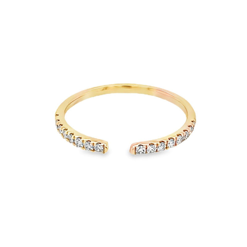 7/8 Diamond Wedding Band