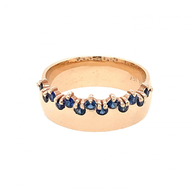 Contemporary Sapphire Ring