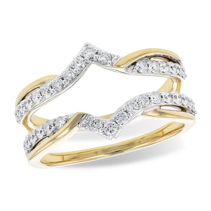 Two-Tone Pointed Ring Guard