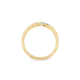 V-Shaped Diamond Wedding Band