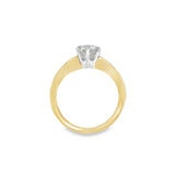 Old European Cut Diamond Solitaire Engagement Ring