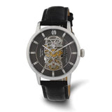 Black Skeleton Dial Automatic Watch