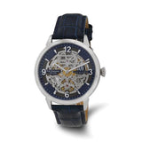 Blue Skeleton Dial Automatic Watch