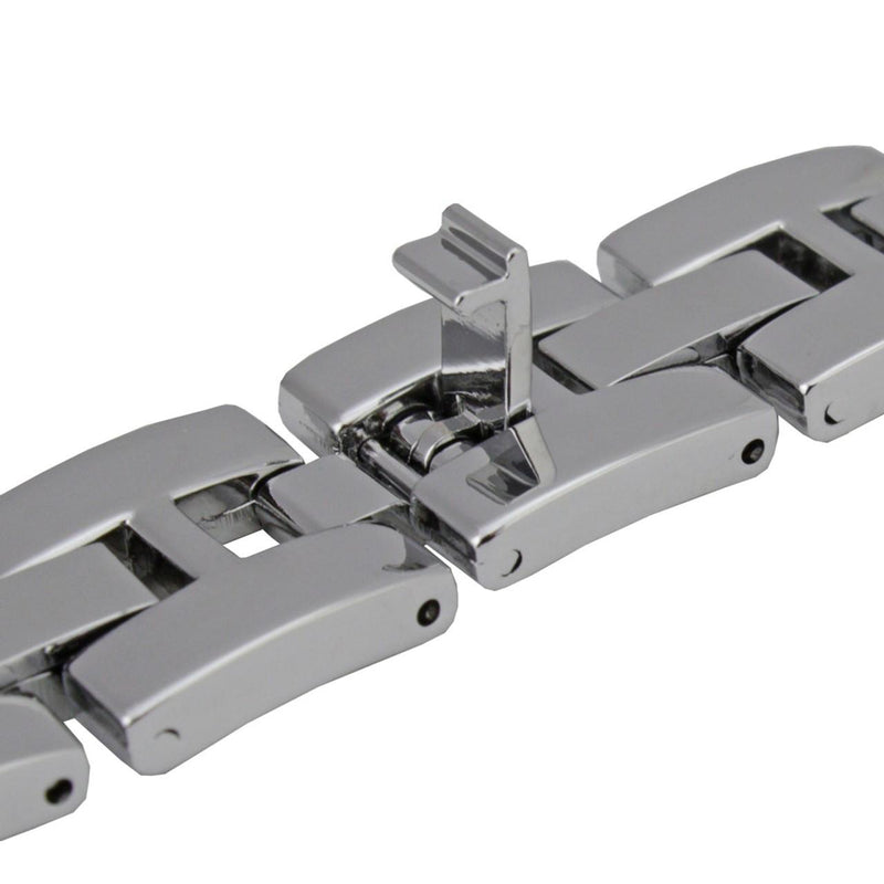 Crystal-Encrusted Silver-Tone Apple Watch Band